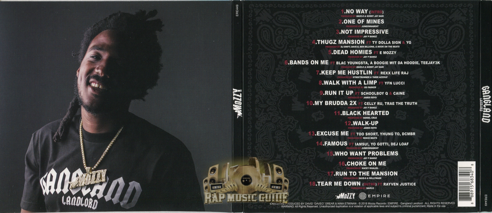 Mozzy - Gangland Landlord: CD | Rap Music Guide